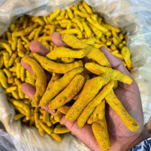Tumeric finger